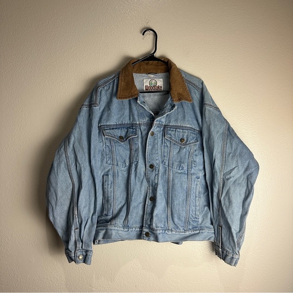 Woodlake Vintage Denim Jacket Size XL